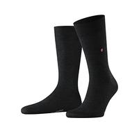 Burlington Lord M SO algodón estampado 1 par, Calcetines Hombre, Gris (Oil Melange 3986), 40/46 EU