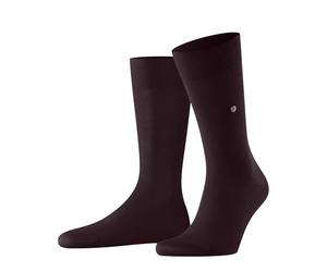 Burlington Lord M So algodón lisos 1 par, Calcetines Hombre, Rojo Claret 8375, 46-50
