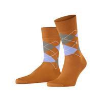 Burlington Manchester M So algodón estampados 1 par, Calcetines Hombre, Naranja Sunset 8685, 40-46