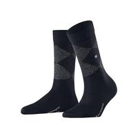 Burlington Marylebone Lurex W So lana estampados 1 par, Calcetines Mujer, Azul Marine 6125, 36-41