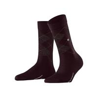 Burlington Marylebone Lurex W So lana estampados 1 par, Calcetines Mujer, Rojo Claret 8435, 36-41