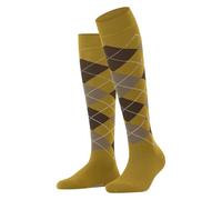 Burlington Marylebone W Kh lana estampados 1 par, Calcetines largos Mujer, Amarillo Curry 1590, 36-41