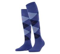 Burlington Marylebone W Kh lana estampados 1 par, Calcetines largos Mujer, Azul River Blue 6551, 36-41