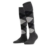 Burlington Marylebone W Kh lana estampados 1 par, Calcetines largos Mujer, Gris Asphalt Melange 3180, 36-41