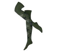 Burlington Marylebone W Ok lana largas estampadas 1 par, Medias Mujer, Verde Asparagus 7045, 36-41
