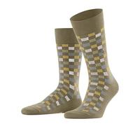 Burlington Mosaic Affair M So algodón estampados 1 par, Calcetines Hombre, Beis Desert Sand 4028, 40-46