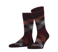 Burlington Newcastle Melange M So lana estampados 1 par, Calcetines Hombre, Rojo Barolo 8596, 40-46