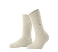 Burlington Orkney W So algodón lana lisos 1 par, Calcetines Mujer, Beis Cream 4019, 36-41