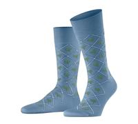 Burlington Palm Tree M So algodón estampados 1 par, Calcetines Hombre, Azul Sky Blue 6876, 40-46