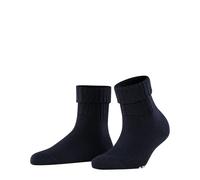 Burlington Plymouth W So lana lisos 1 par, Calcetines Mujer, Azul Dark Navy 6375, 36-41