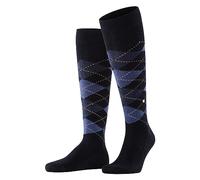 Burlington Preston M Kh cálido y suave estampados 1 par, Calcetines largos Hombre, Azul Dark Navy 6375, 40-46