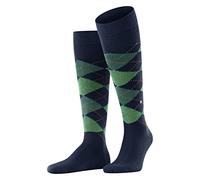 Burlington Preston M Kh cálido y suave estampados 1 par, Calcetines largos Hombre, Azul Navy 6187, 40-46