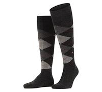 Burlington Preston M Kh cálido y suave estampados 1 par, Calcetines largos Hombre, Gris Anthracite Mouline 3087, 40-46