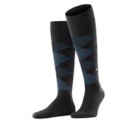 Burlington Preston M Kh cálido y suave estampados 1 par, Calcetines largos Hombre, Gris Black/White 3220, 40-46