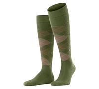 Burlington Preston M Kh cálido y suave estampados 1 par, Calcetines largos Hombre, Verde Jade 7685, 40-46