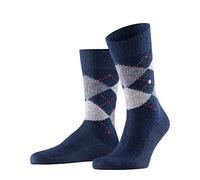 Burlington Preston M SO suave y cálido estampado 1 par, Calcetines Hombre, Azul (Marine 6125), 40/46 EU