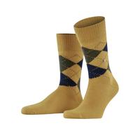 Burlington Preston M So suave y cálido estampados 1 par, Calcetines Hombre, Amarillo Mustard 1597, 46-50