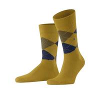 Burlington Preston M So suave y cálido estampados 1 par, Calcetines Hombre, Amarillo Mustard 1597, 46-50