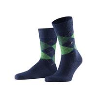 Burlington Preston M So suave y cálido estampados 1 par, Calcetines Hombre, Azul Navy 6187, 40-46