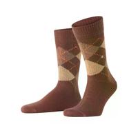Burlington Preston M So suave y cálido estampados 1 par, Calcetines Hombre, Marrón Hazelnut 5005, 46-50