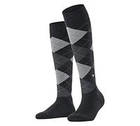 Burlington Queen W Kh algodón estampados 1 par, Calcetines largos Mujer, Gris Oil Melange 3986, 36-41