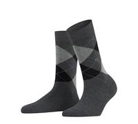 Burlington Queen W So algodón estampados 1 par, Calcetines Mujer, Gris Grey Melange 3974, 36-41