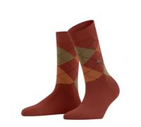 Burlington Queen W So algodón estampados 1 par, Calcetines Mujer, Naranja Orange 8039, 36-41