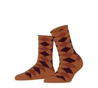 Burlington Sandy W Sso algodón estampados 1 par, Calcetines Mujer, Naranja Hermes 8467, 36-41