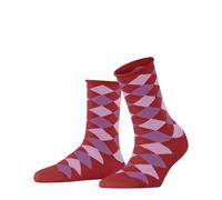 Burlington Sandy W Sso algodón estampados 1 par, Calcetines Mujer, Rojo Tulip 8081, 36-41