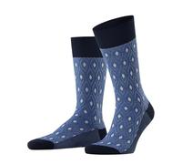 Burlington Seaside Chic M So algodón estampados 1 par, Calcetines Hombre, Azul Marine 6120, 40-46
