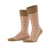 Burlington Seaside Chic M So algodón estampados 1 par, Calcetines Hombre, Beis Sesame 4410, 40-46