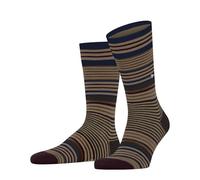 Burlington Stripe M So lana estampados 1 par, Calcetines Hombre, Marrón Camel 5038, 40-46