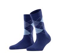 Burlington Whitby W SO suave y cálido estampado 1 par, Calcetines Mujer, Azul (Royal Blue 6051), 36/41 EU