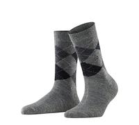 Burlington Whitby W SO suave y cálido estampado 1 par, Calcetines Mujer, Gris (Grau 3397), 36/41 EU