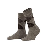 Burlington Whitby W SO suave y cálido estampado 1 par, Calcetines Mujer, Marrón (Nutmeg Melange 5413), 36/41 EU