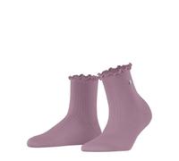 Burlington Wonderful Waves W So algodón lisos 1 par, Calcetines cortos Mujer, Rosa Powder Pink 8493, 36-41