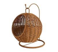 BURLOE Marrón, Cesta Colgante De Frutas Y Verduras Tejida A Mano, para Soporte De Verduras De Jardín Cesta Colgante Cesta De Almacenamiento Colgante De Cocina Cesta De Frutas Colgante