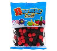 Burmar Moras Rojas y Negras 1 kg - Surtido de Gominolas con Forma de Mora y Sabores Frutales, Chuches Blandas Sin Gluten y Sin Lactosa, Ideales para Fiestas, Cumpleaños, Piñatas y Candy Bar