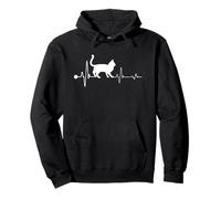 Burmese Cat Heartbeat Funny Kitten For Cats Lovers Sudadera con Capucha