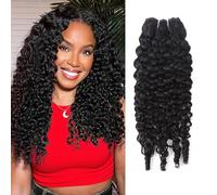 Burmese Curly Bundles Human Hair 26 Pulgadas 100% Unprocessed Quick Weave with Spiral Curly End Real Human Hair Extensions