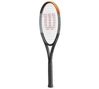 Wilson Burn 100 V4.0, Raqueta de tenis, Juego recreativo y ambicioso, Negro/Gris/Naranja
