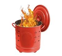 Burn Barrel: tambor de tambor en quemaduras de servicio pesado para eliminación de desechos eficientes, control de humo con resistencia a alta temperatura, alternativa de fogata para la limpieza p