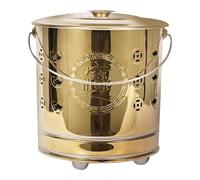 Burn Cage Bucket- Paper Burner Box, Stainless Covered Frame with Fire Hook, Safe Portable Bin for Beach, Backyard Waste Supply, Balcony Garden Wood Garbage used for Trash, Incinerator Can