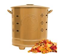 Burn Cage - Stainless Steel, Fire Barrel With Lid, Outdoor Waste Incinerator | Garden Debris Disposal Bin For Backyard, Courtyard, Patio, Camping, Wood Scrap, Paper Refuse, Yard Cleanup, Outdoor Heati