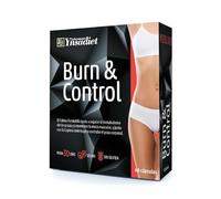 Burn & Control - Complemento Alimenticio con Coleus forskohlii, Cayena y Laminaria - Con Zinc y Vitaminas B1, B2 y B6 - Control de peso - 60 Cápsulas