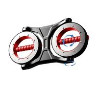 Burn Machine - Adjustable Arm Workout Strength Trainer | Portable Rotating Arm Trainer for Forearm Wrist Shoulder Chest | Quiet Fitness Equipment for Boxing Home Gym Workout Men Women Adults