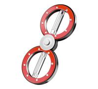 Burn Machine de 12 libras, Equipo de entrenamiento para brazos, Máquina de velocidad para brazos, Entrenador de fuerza de agarre, Entrenador de antebrazos con resistencia ajustable(Red)