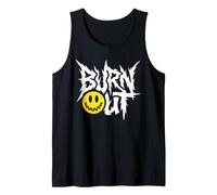 Burn out: Conciencia gráfica Vintage sobre el estrés del Trabajo sobre el Agotamiento Camiseta sin Mangas