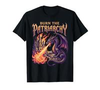 Burn The Patriarchy - Dragón Fantasía Oscura Gótico Camiseta gráfica económica