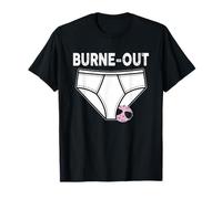 Burne Out Stress Trabajo Burn Out Slip Accidente Bola Camiseta